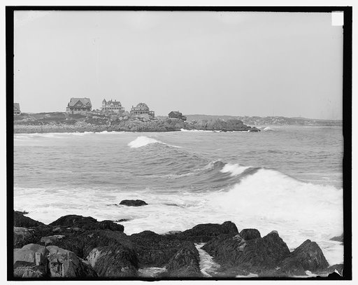 Surf at Bass Rocks, Gloucester, Mass.