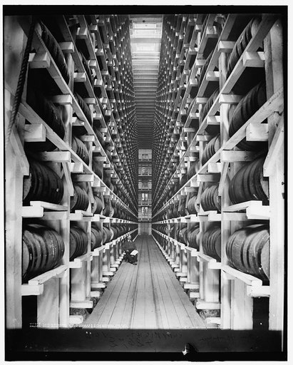 Rack warehouse, Hiram Walker & Sons, Walkerville, Ont.