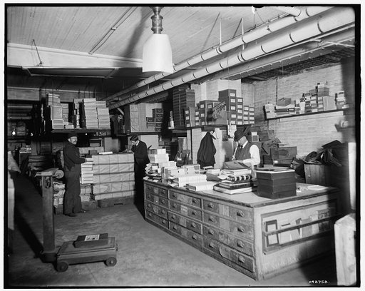 Stock basement, Richmond & Backus Co., Detroit, Mich.