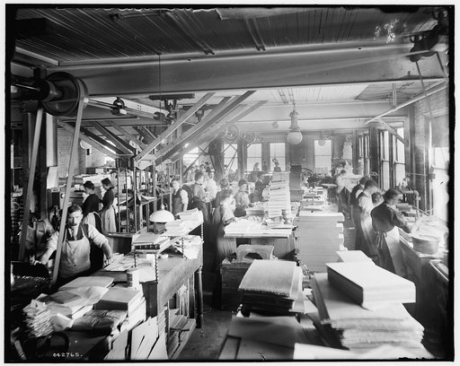 Bindery, Richmond & Backus Co., Detroit, Mich.