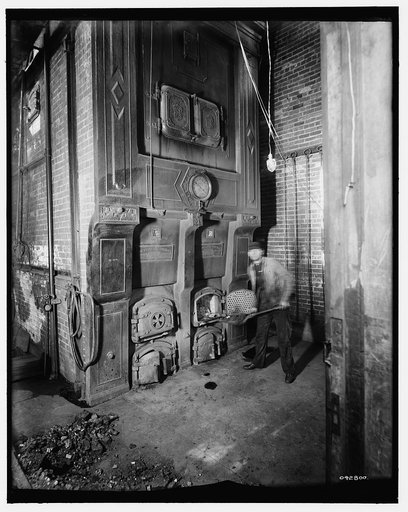 Glazier Stove Company, boiler room, Chelsea, Mich.