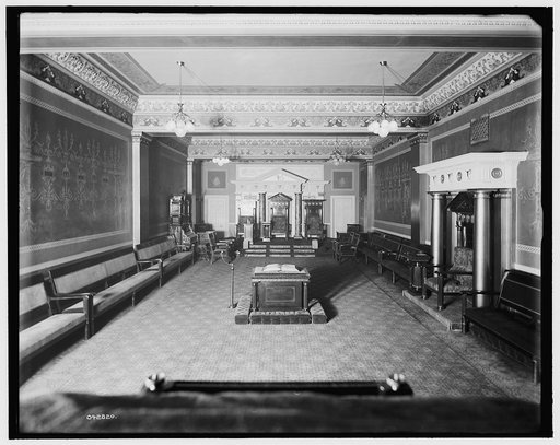 East Blue Lodge Room, Masonic Temple, Detroit
