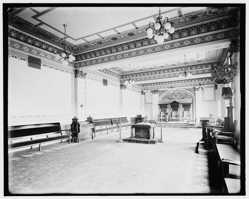 West Blue Lodge Room, Masonic temple, Detroit