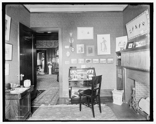 Residence of Dr. J.H. Lancashire, the den, Alma, Mich.