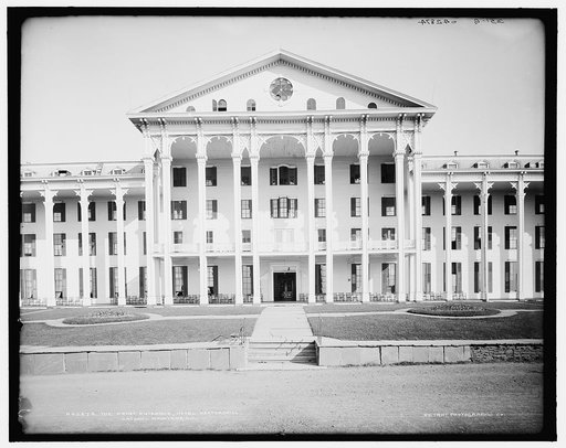 The Front entrance, Hotel Kaaterskill, Catskill Mountains, N.Y.