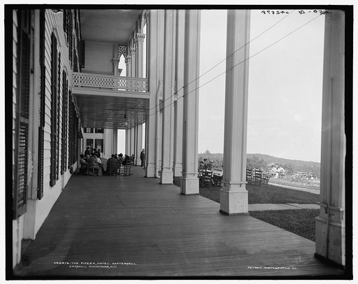 The Piazza, Hotel Kaaterskill, Catskill Mountains, N.Y.