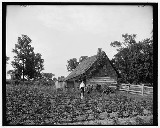 Log cabin, probably Rio Vista, Grosse Ile, Mich.