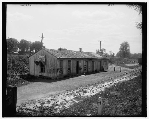Railway station, Grosse Ile, Mich.