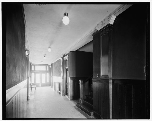 Glazier Stove Company, hall in office bldg., Chelsea, Mich.