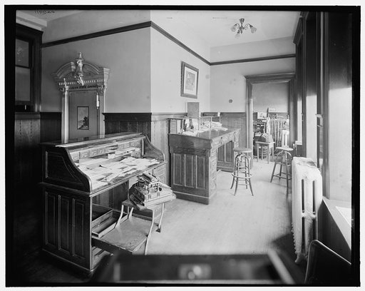 Glazier Stove Company, treasurer's room, Chelsea, Mich.