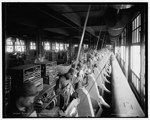 Polishing department, National Cash Register [Company], Dayton, O[hio