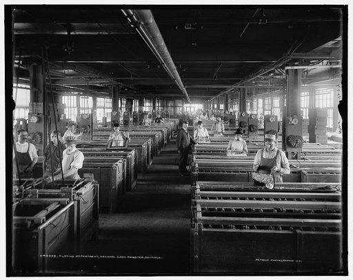 Plating department, National Cash Register [Company], Dayton, O[hio