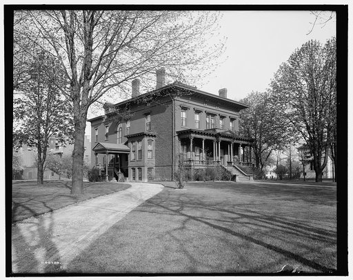 Residence of Mrs. H.C. Parke, exterior view, Detroit, Mich.
