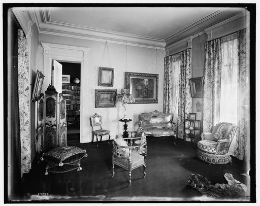 Residence of Mrs. H.C. Parke, parlor, Detroit, Mich.