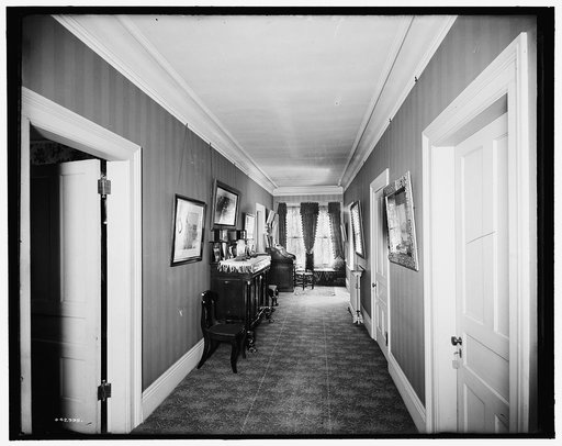 Residence of Mrs. H.C. Parke, upper hall, Detroit, Mich.