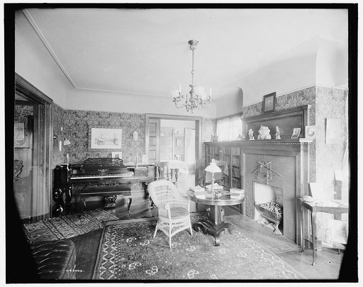 Residence of Albert E. Silk, reception room, Detroit, Mich.