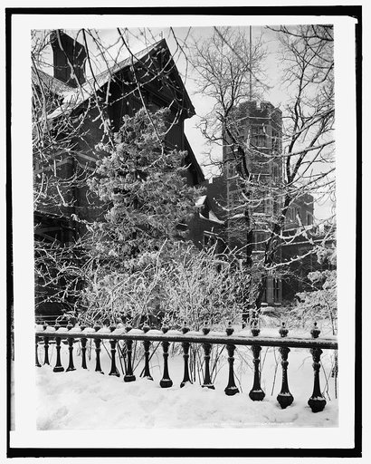 James E. Scripps house in snow, Detroit, Mich.