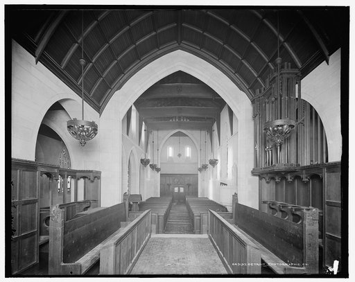St. Mary's Episcopal Church, interior from chancel, Walkerville, Canada
