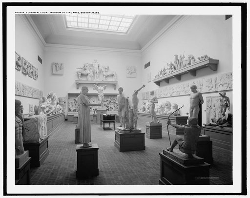 Classical court, Museum of Fine Arts, Boston, Mass.