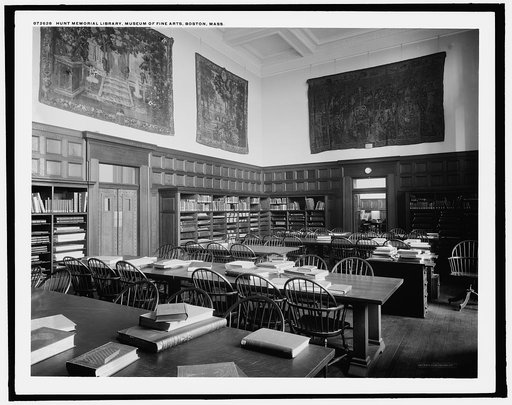 Hunt Memorial Library, Museum of Fine Arts, Boston, Mass.