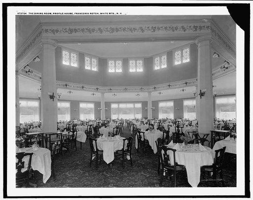 The Dining room, Profile House, Franconia Notch, White Mts., N.H.