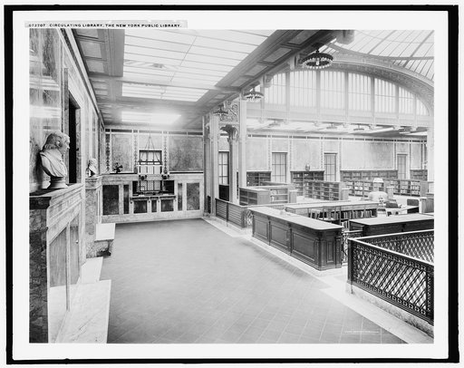 Circulating library, the New York Public Library