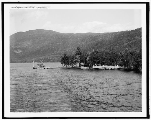 Pearl Point landing on Lake George