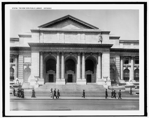 The New York Public Library, entrance