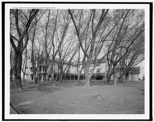 Star Island House, Ste. Claire [sic] Flats, Mich.