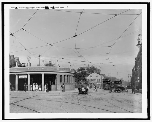 Entrance to subway, Harvard Square, Cambridge, Mass.