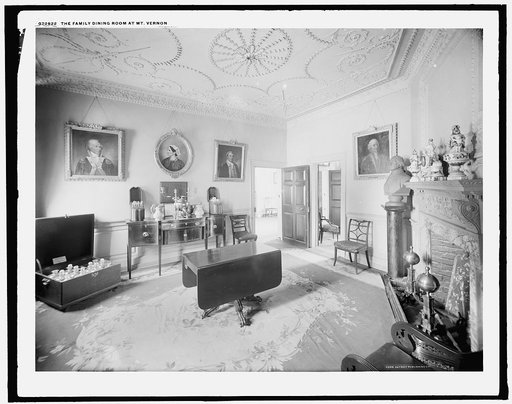 The Family dining room at Mt. Vernon