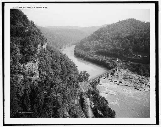 New River canyon, Gauley, W. Va.