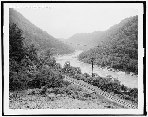 New River canyon, west of Nuttall [Station], W. Va.