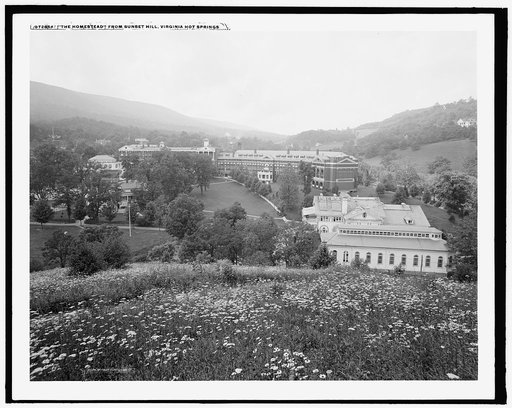 The Homestead from Sunset Hill, Virginia Hot Springs