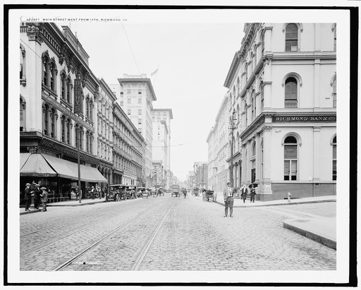Main Street, west from 12th, Richmond, Va.