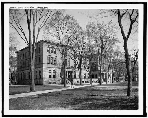 Law Building, U. of M. [i.e. University of Michigan], Ann Arbor, Mich.