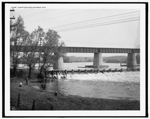 Huron River dam, Ann Arbor, Mich.