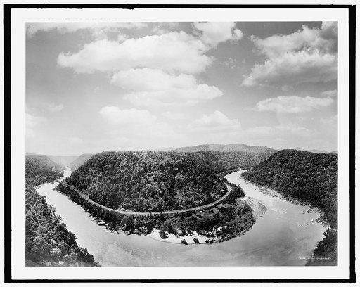 New River Canyon, W. Va. from Hawk's Nest