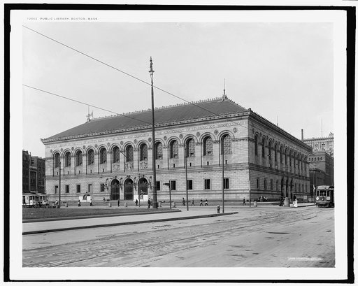 Public Library, Boston, Mass.