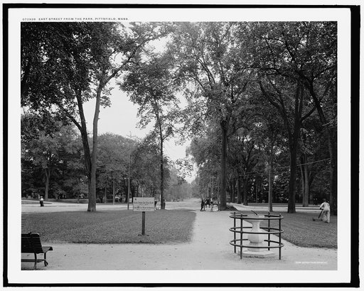 East Street from the park, Pittsfield, Mass.