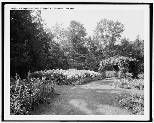 The Flower gardens, country home of W.E.S. Griswold, Lenox, Mass.