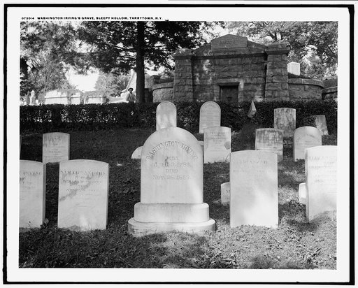 Washington Irving's grave, Sleepy Hollow, Tarrytown, N.Y.
