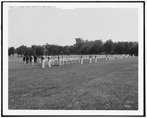 Full dress parade inspection, West Point, N.Y.
