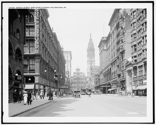 Market Street, west from Eleventh, Philadelphia, Pa.