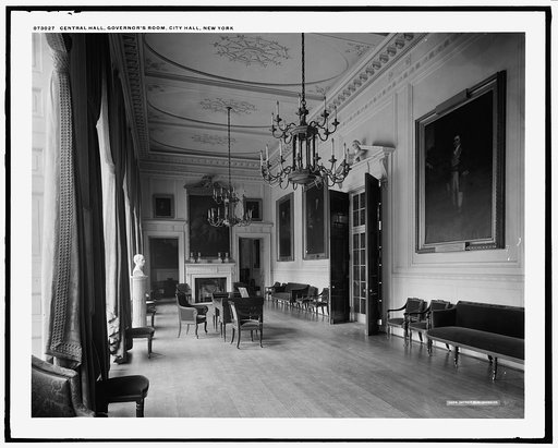 Central hall, Governor's room, City Hall, New York