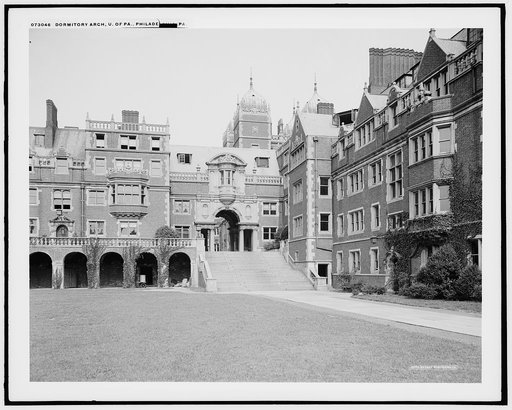 Dormitory arch, U. of Pa., Philadelphia, Pa.