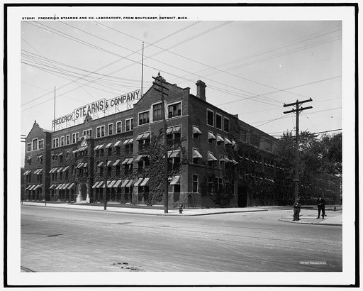 Frederick Stearns and Co. laboratory from southeast, Detroit, Mich.