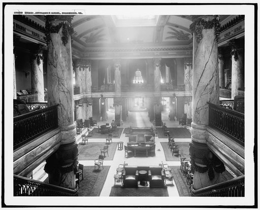 Lobby, Jefferson Hotel, Richmond, Va.