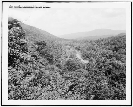White Sulphur Springs, W. Va., from the west