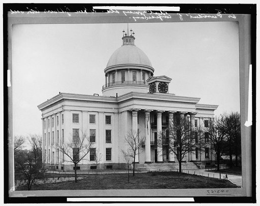 State capitol at Montgomery, Ala., where J. Davis took oath as president of confederacy